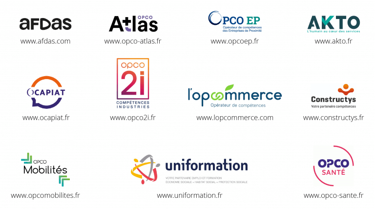 Les différents opco